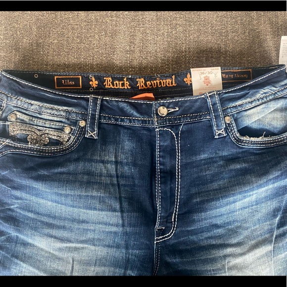 New with Tags Rock Revival Ankle Skinny Jeans - Picture 5 of 5